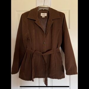 Brown Suede Worthington Coat